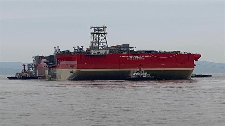 “Energean Power” FPSO Hull Sailed Away from China